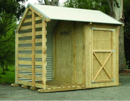 Wood & Tool Shed Combo Small - Outpost Buildings
