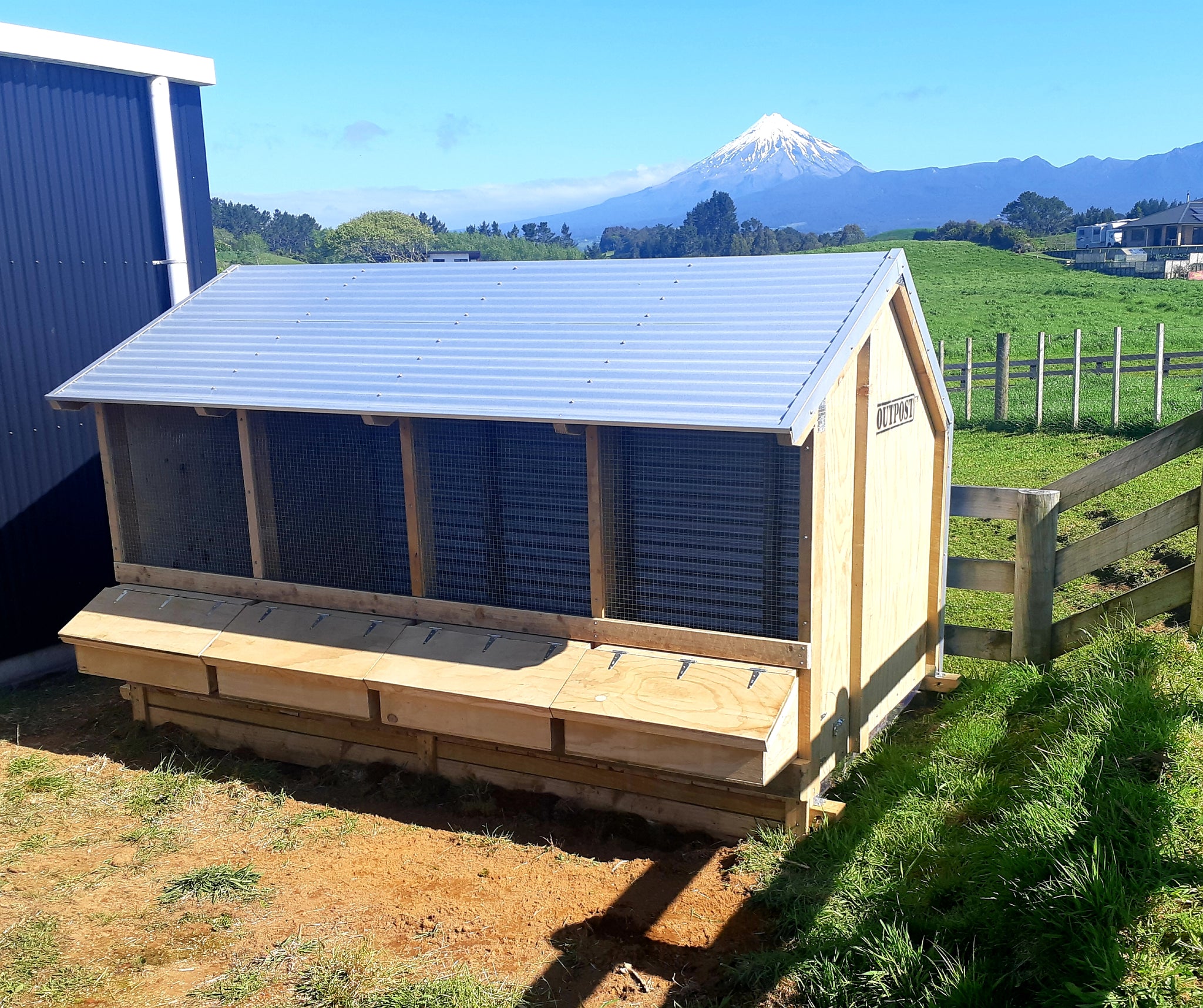 4 Bay Chicken Coop