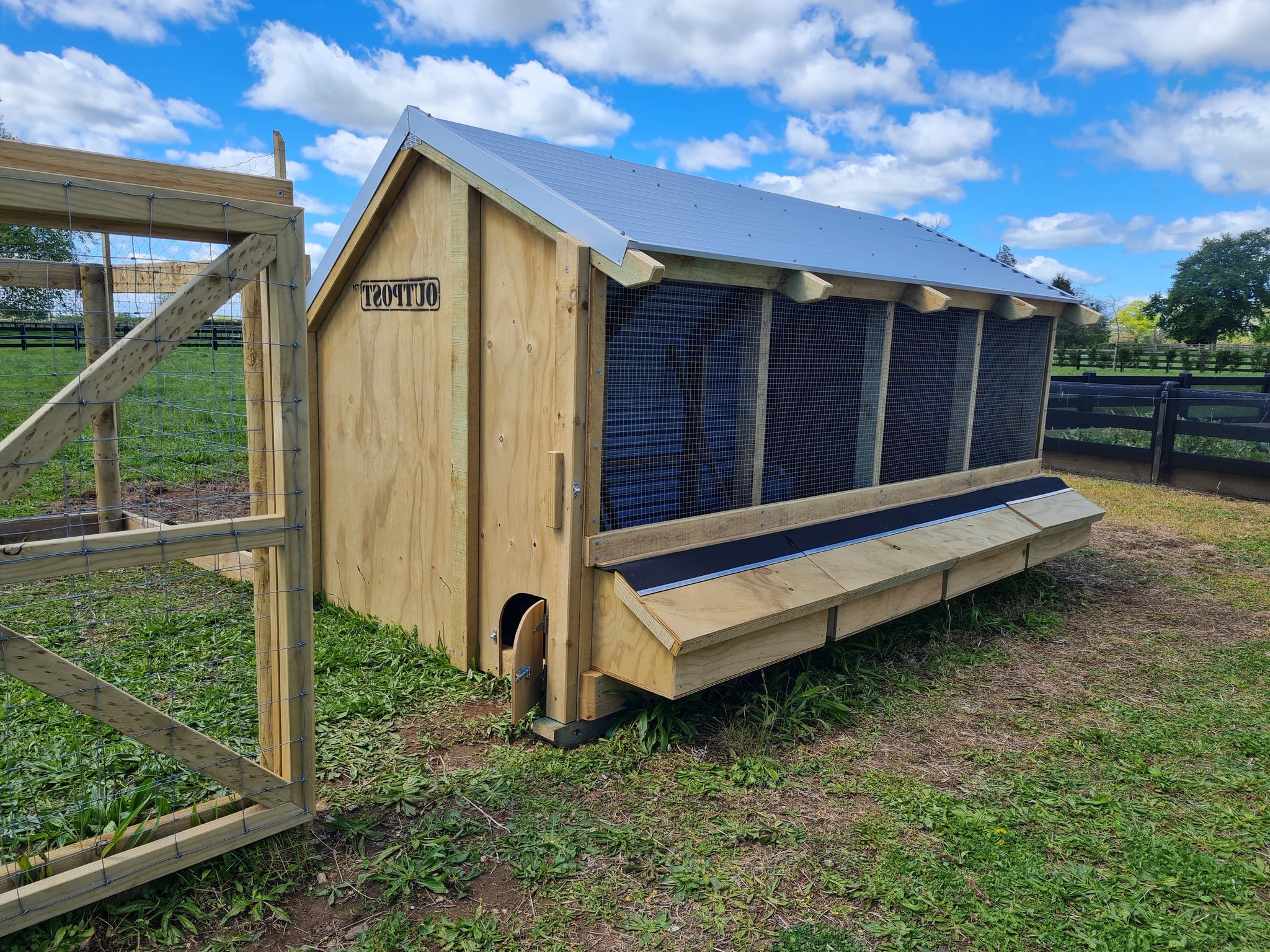 4 Bay Chicken Coop