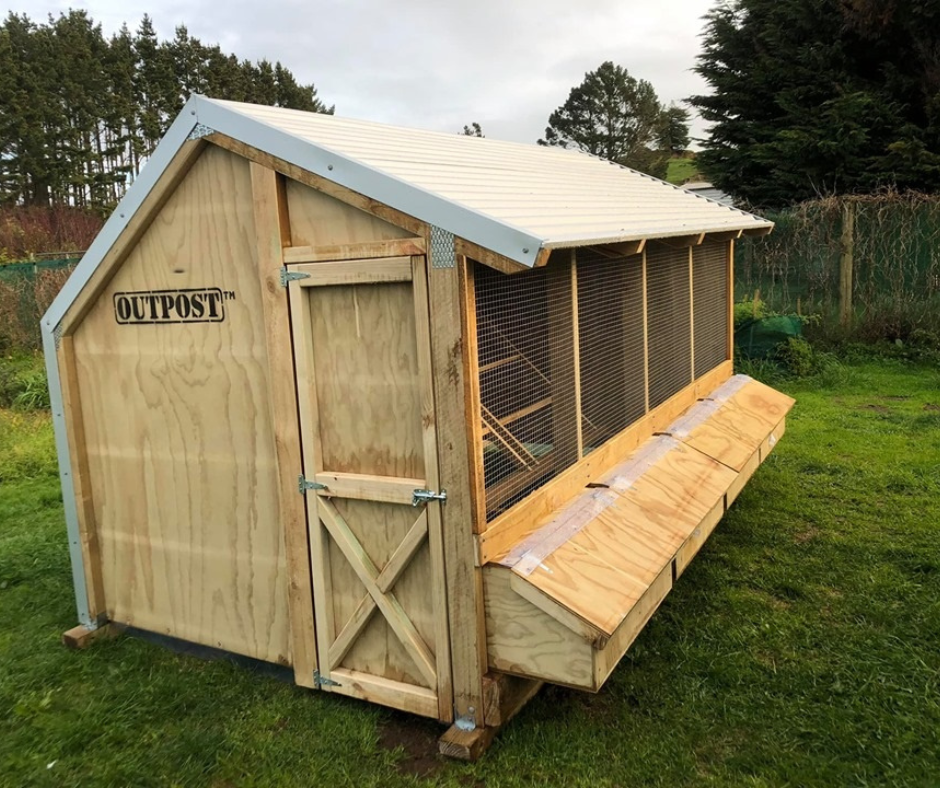 4 Bay Chicken Coop