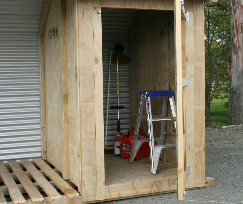 Firewood & Tool Shed Combo Small