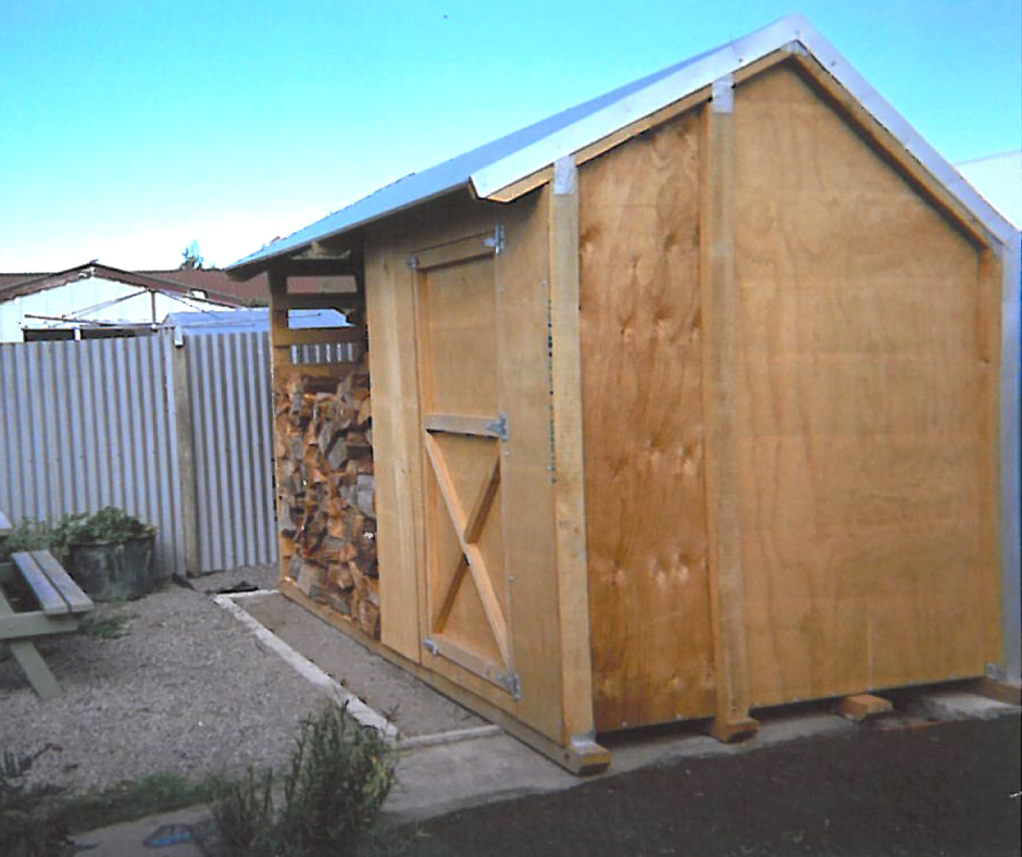 Firewood & Tool Shed Combo Small