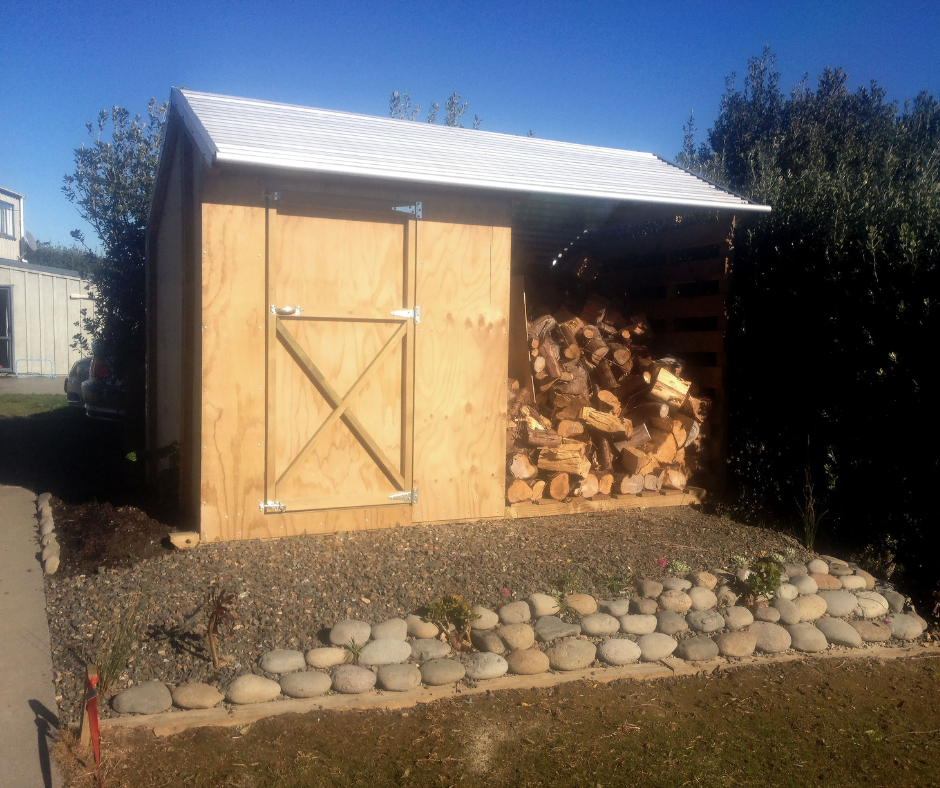 Firewood & Tool Shed Combo Small