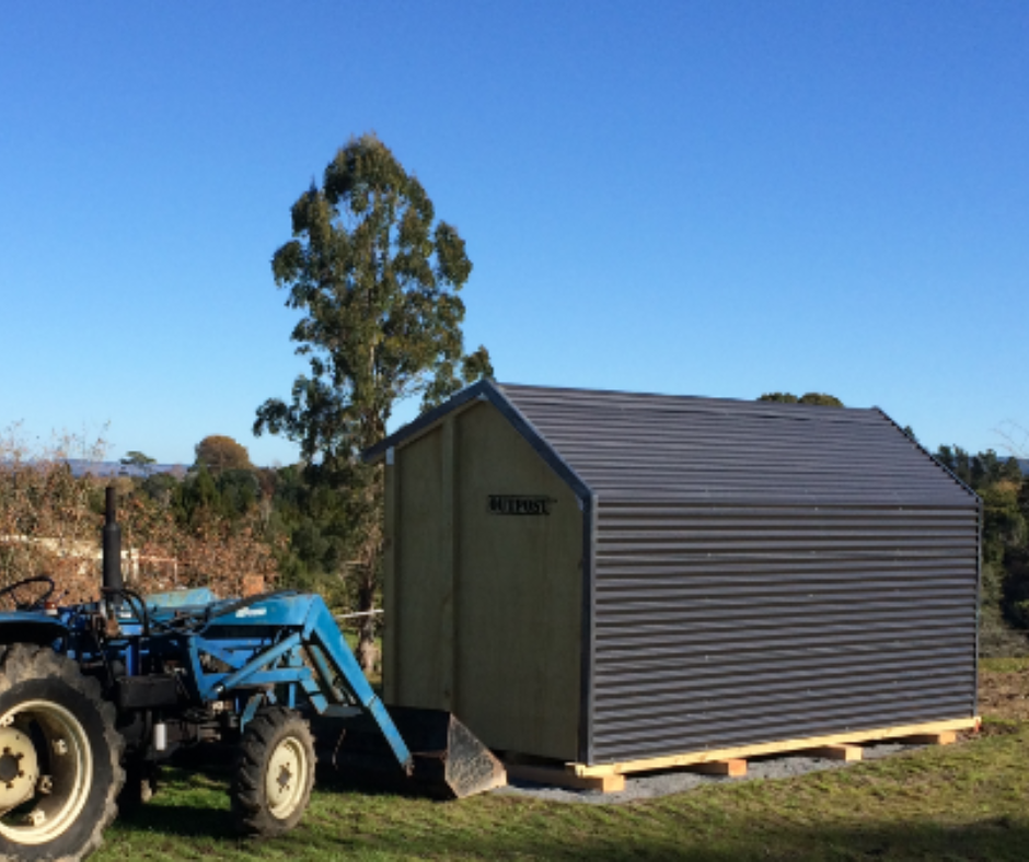 Firewood & Tool Shed Combo Large