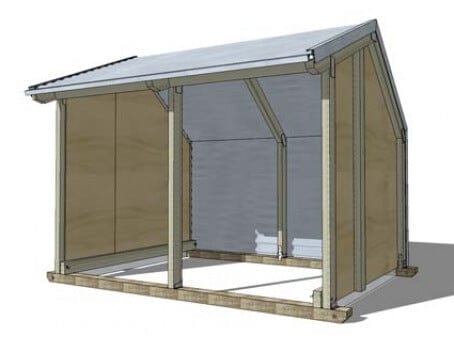 Lifestyle Paddock Shelter 2.4m - Outpost Buildings