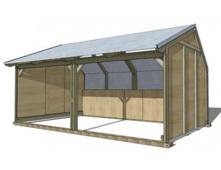 Large Horse Paddock Shelter | Outpost Buildings NZ