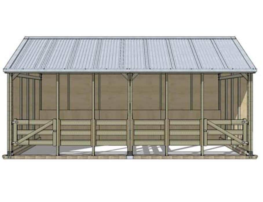 Settler Large Paddock Shelter - Outpost Buildings