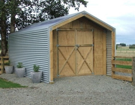 Borderland Kitset Wooden Shed with Metal Roofing/Cladding Shed - Outpost Buildings